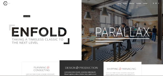 Enfold screenshot