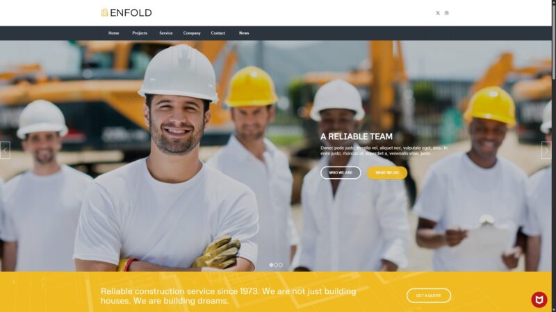 Enfold Construction Demo