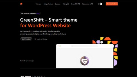 Greenshift screenshot