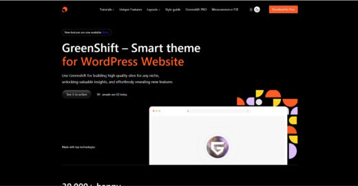 Greenshift screenshot